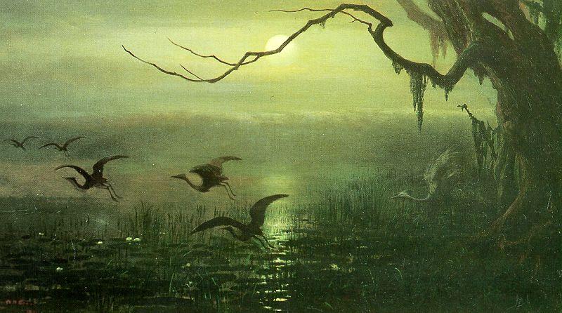 William Holbrook Beard Phantom Crane Sweden oil painting art